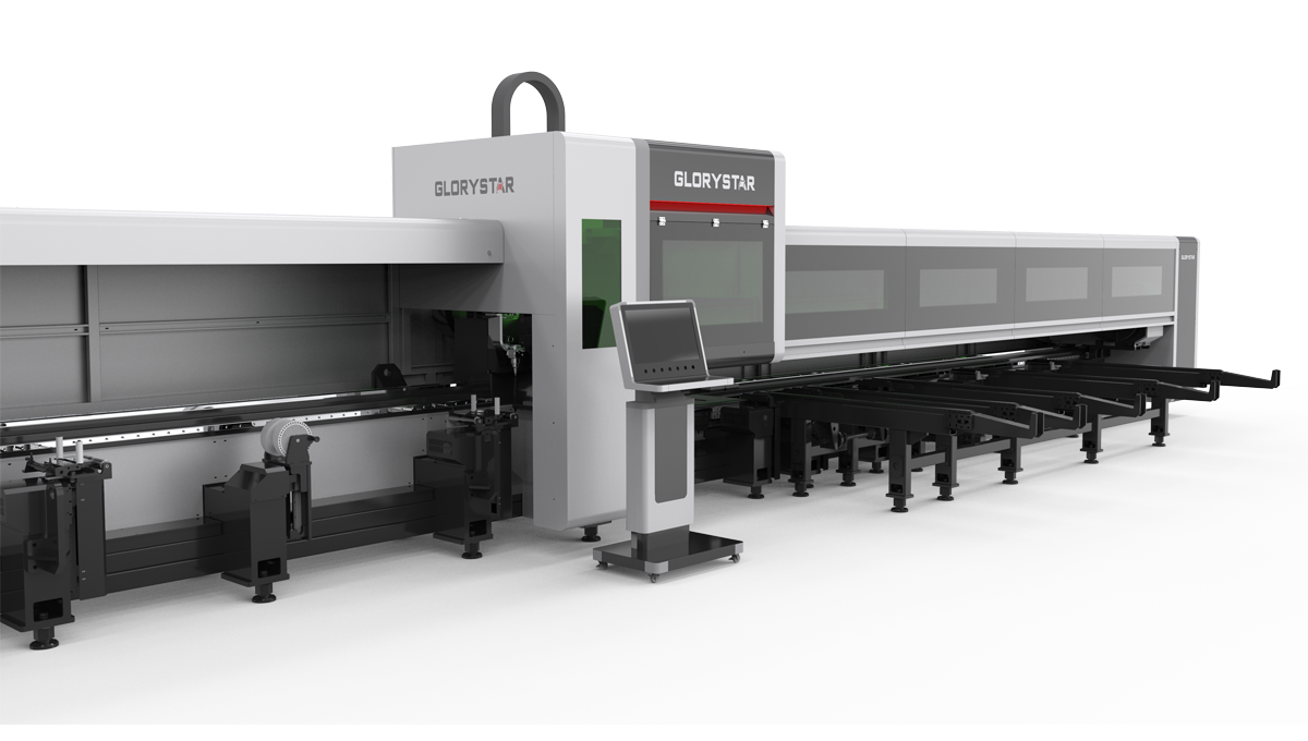 ??&nbsp;重型管三卡盤激光切管機