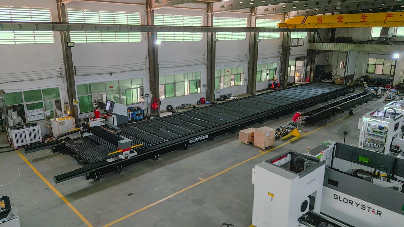 大幅面單平臺板材切割機，大型工件一刀成型